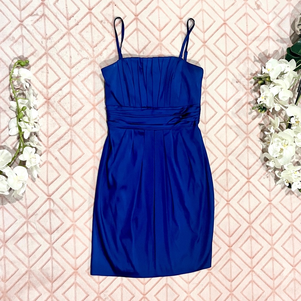 ✨💙 DUSK by Sheila Yen Cobalt Blue Lined Dress 💙✨